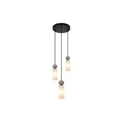 ITALUX PND-95331-3-BK - Luster na sajli SANTOS 3xG9/40W/230V crna
