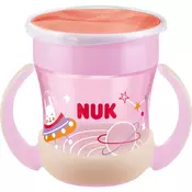 NUK Magic Cup Mini skodelica z ročaji 6m+ Pink 160 ml 160 ml