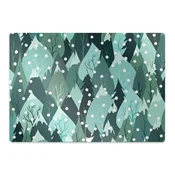 Decormat Podloga za stol Frosty mountains 120x90 cm 2 cm