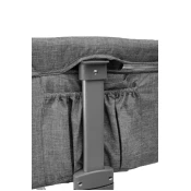 Obposteljna posteljica Sleep2gether – Siva
