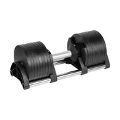 Nastavljiva lita železna utež z avtomatom 36 kg, korak 2 kg, REBEL ACTIVE