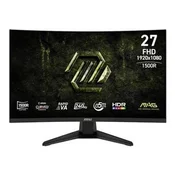 Monitor MSI MAG 275CF X24, 27 Full HD Rapid VA, 240 Hz, 0,5 ms (GtG)