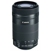 Canon objektiv EF-S 55-250 F/4.5-5.6 IS STM + darilo: Hoya 58mm C-PL filter