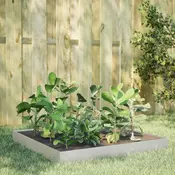Povišena vrtna gredica 100 x 100 x 18,5 cm nehrdajuci celik