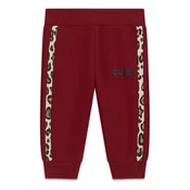 Guess Spodnji del trenirke K6BB03 K5886 Bordo rdeča Regular Fit