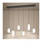 Eglo 390459 - LED zatemljiv lestenec MENORCA 2xLED/7W/230V + 4xLED/5,5W+6xLED/1,6W krom