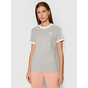 adidas Majica adicolor Classics 3-Stripes H33576 Siva Standard Fit