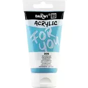 Akrilna barva DARWI Acryl 75 ml - Svetlo modra (Light Blue)