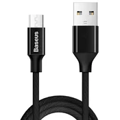 BASEUS Kabel USB-A – MicroUSB Yiven, 1,5 m – črn