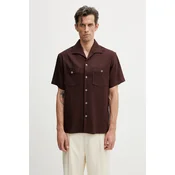 Drôle de Monsieur srajca moška z viskozo Chemise a Poches Viscose