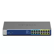 Netgear 16-portni gigabitni Ethernet prekidač (GS516UP)