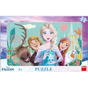 Dino - Puzzle Frozen: Obitelj - 1 - 39 dijelova