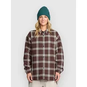 Volcom Ins Riding Flannel Jacket oxblood