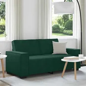 Dvosjed Sofa Tamnozelena 180x78x84 cm Baršun
