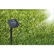 Solarna vrtna girlanda z mlečnimi LED lučkami, 50 kosov.