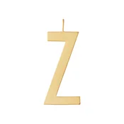 Pozlačeni srebrni obesek Design Letters