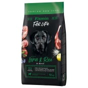 Fitmin Dog For Life jagnjetina & riž - Varčno pakiranje: 2 x 12 kg