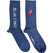 The Rolling Stones Nogavice Vertical Tongue Blue 40-45