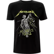 Metallica Unisex majica And Justice For All Tracks (Back Print) XXL