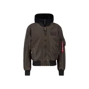 ALPHA INDUSTRIES Prehodna jakna rjava/rdeča/črna/bela