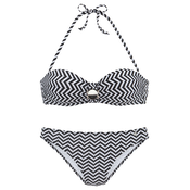 JETTE Bikini  črna / bela