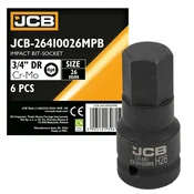 JCB 3/4 26mm Impact Socket 6-uglovni Cr-Mo Kljuc