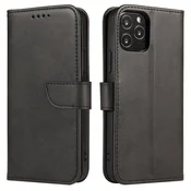 HURTEL Magnetna torbica elegantna torbica ovitek s pokrovom in funkcijo stojala Samsung Galaxy M53 5G črna