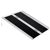 Homestar Rampa za invalidski voziček 93x73x5 cm črna