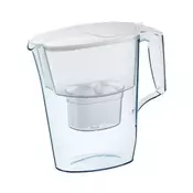 shumee Aquaphor Time 2,5-litrski vrč za filtriranje + 1 kartuša, bela