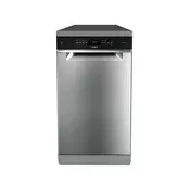Whirlpool Mašina za pranje sudova WH6FB10BS7A0X, Srebrna boja
