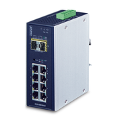 PLANET IP30 Industrial 8* 1000TP + 2* 100/1000F SFP Full Managed Ethernet Switch (-40 to 75 degree C), 1588 (IGS-10020MT)
