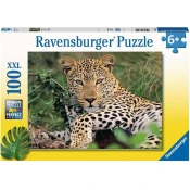 RAVENSBURGER Puzzle Leopard XXL 100 kosov