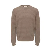Only & Sons Pulover ONSLoui rjava
