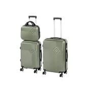 Set putnih kovčega TraveLux Pro XVIII, maslinasto zeleni