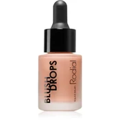 Rodial Blush Drops tekoče rdečilo in sijaj za ustnice ki dodaja hidracijo in sijaj odtenek Sunset Kiss 15 ml