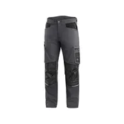 CXS Hlače CXS SOLIS FLEX, 170-176cm, moške, sivo-črne