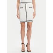 Fracomina Ravno krilo FR25SG4003K52401 Écru Slim Fit