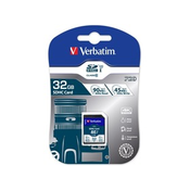 Pomnilniška kartica, SDHC, 32GB, Class 10 UHS-I, 90/45MB/sec, VERBATIM PRO