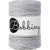 Bobbiny Macrame Cord 1,5 mm 100 m Light Grey Vrvica