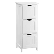 Songmics Kopalniška omarica 32x30x81 cm Bela
