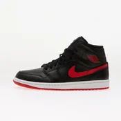 Sneakers Air Jordan 1 Mid Black/ University Red-White EUR 42.5