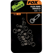 Vrtljivke Fox Flexi Ring Swivels Size: 10 Art:CAC529