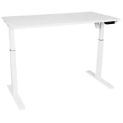 Elektropodesivi sto Ergodynamic A3, Sa jednim motorom, 1000 x 600 x 25mm, Beli
