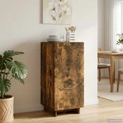 Vidaxl Komoda Dimljen hrast 33,5 x 34,5 x 75 cm Inženirski les