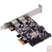 SilverStone EC04-E, PCI express card 4 x USB 3.0 (2 x external + 1 x dual port internal connector)