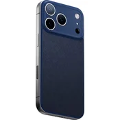 Ovitek Süti iPhone 17 Pro Max, NanoLeather - temno modra