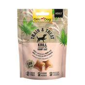 GimDog Train&Treat - Racici i seme konoplje 125g