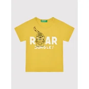 United Colors Of Benetton Majica 3I1XG102Z Rumena Regular Fit