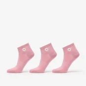 Nogavice Footshop Ankle Socks 3-Pack Pink 36-38