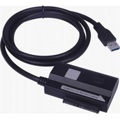 Adapter USB 3.0 na SATA s kablom, napajalnik